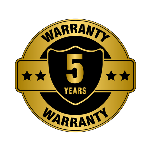 5 Year Warranty