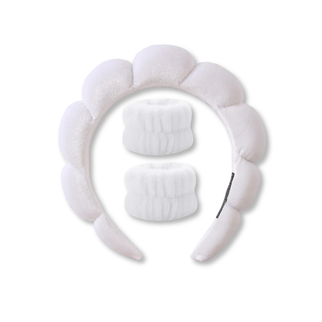 Puffy Spa Headband Set